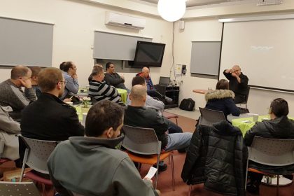 הרצאה באירוע פרישה של מנהל בחברת רפא"ל